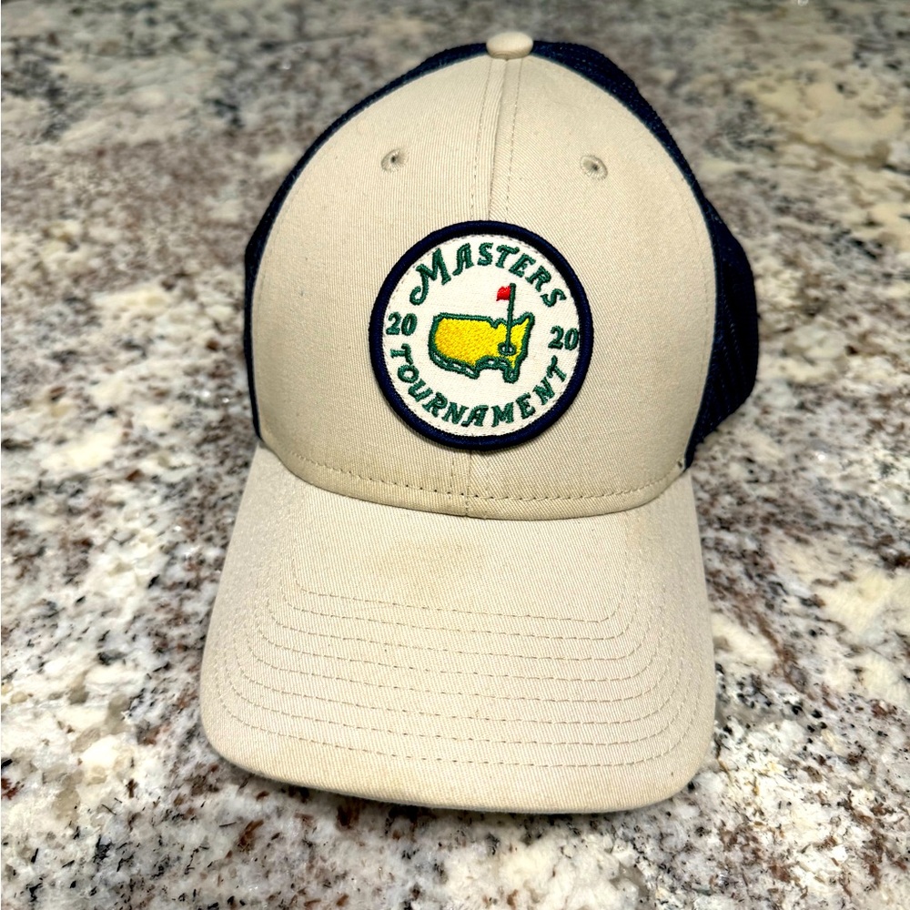 Masters Augusta National Rare Golf Hat tan mesh